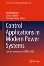 Cover: Control Applications in Modern Power Systems - Springer