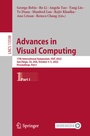 Cover: Advances in Visual Computing - Springer