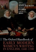 Bild: The Oxford Handbook of Early Modern Women's Writing in English, 1540-1700 - OUP eBook