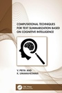 Cover: Computational Techniques for Text Summarization based on Cognitive Intelligence - CRC Press