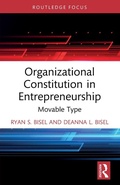 Cover: Organizational Constitution in Entrepreneurship - Routledge
