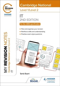 Enlarge image Cover: My Revision Notes: Level 1/Level 2 Cambridge National in IT: Second Edition - Hodder Education