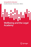 Cover: Wellbeing and the Legal Academy - Springer