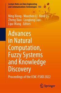 Enlarge image Cover: Advances in Natural Computation, Fuzzy Systems and Knowledge Discovery - Springer