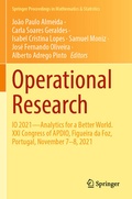 Cover: Operational Research - Springer