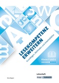 Cover: Lesekompetenz erweitern Klasse 5 und 6 - Lehrerheft - Krapp & Gutknecht Verlag