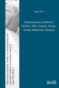 Abbildung von: Ordonomische Lektüren I: Schiller, Mill, Eucken, Hayek, Arendt, Habermas, Homann - wvb Wissenschaftlicher Verlag Berlin