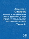 Cover: Advances in the Synthesis and Catalytic Applications of Boron Cluster - Academic Press