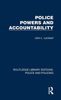 Abbildung von: Police Powers and Accountability - Routledge