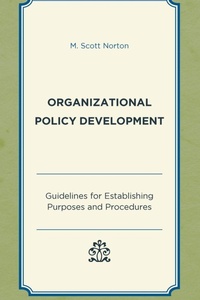 Enlarge image Cover: Organizational Policy Development - Rowman & Littlefield Publishers