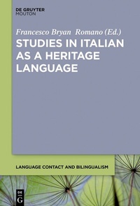 Abbildung von: Studies in Italian as a Heritage Language - De Gruyter Mouton