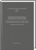 Cover: Katalog der deutschsprachigen mittelalterlichen Handschriften - Harrassowitz Verlag