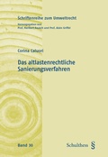 Abbildung von: Das altlastenrechtliche Sanierungsverfahren - Schulthess Juristische Medien