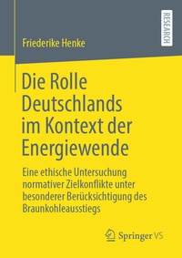 Abbildung von: Die Rolle Deutschlands im Kontext der Energiewende - Springer VS