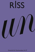 Cover: RISS - Zeitschrift f&uuml;r Psychoanalyse - TEXTEM VERLAG