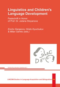 Enlarge image Cover: Linguistics and Children's Language Development - LINCOM GmbH