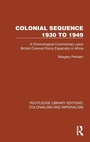 Cover: Colonial Sequence 1930 to 1949 - Routledge