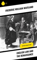 Cover: English Law and the Renaissance - Sharp Ink