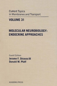 Enlarge image Cover: Current Topics in Membranes and Transport - Academic Press