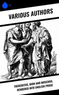 Cover: Theocritus, Bion and Moschus, Rendered into English Prose - Sharp Ink
