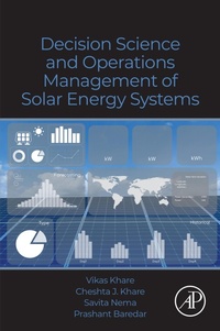 Enlarge image Cover: Decision Science and Operations Management of Solar Energy Systems - Academic Press