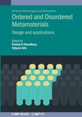 Cover: Ordered and Disordered Metamaterials - Institute of Physics Publishing