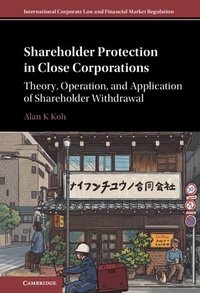Abbildung von: Shareholder Protection in Close Corporations - Cambridge University Press