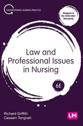 Cover: Law and Professional Issues in Nursing - Learning Matters Ltd