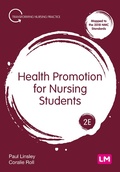 Cover: Health Promotion for Nursing Students - Learning Matters Ltd