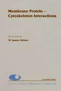 Cover: Membrane Protein-Cytoskeleton Interactions - Academic Press