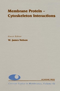 Enlarge image Cover: Membrane Protein-Cytoskeleton Interactions - Academic Press