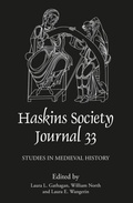 Cover: The Haskins Society Journal 33 - De Gruyter