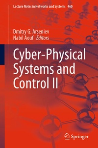 Enlarge image Cover: Cyber-Physical Systems and Control II - Springer