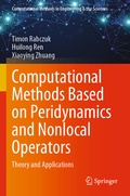 Cover: Computational Methods Based on Peridynamics and Nonlocal Operators - Springer