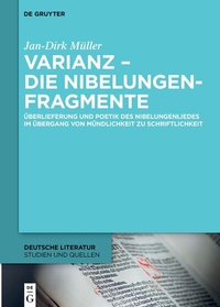 Abbildung von: Varianz - die Nibelungenfragmente - De Gruyter