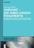Cover: Varianz - die Nibelungenfragmente - De Gruyter