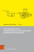 Cover: Der niederdeutsche landwirtschaftliche Wortschatz im m&auml;rkischen Sauerland - B&ouml;hlau