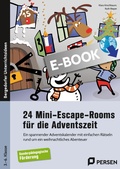 Cover: 24 Mini-Escape-Rooms f&uuml;r die Adventszeit - Sop&auml;d - Persen Verlag