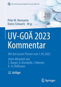 Abbildung von: UV-GOÄ 2023 Kommentar - Springer