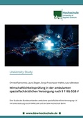 Cover: Wirtschaftlichkeitspr&uuml;fung in der ambulanten spezialfach&auml;rztlichen Versorgung nach &sect; 116b SGB V - WeltTrends