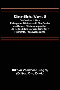 Abbildung von: Saemmtliche Werke 8 - Alpha Editions