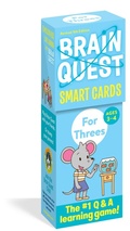 Cover: Brain Quest for Threes Smart Cards Revised 5th Edition - Workman Publishing
