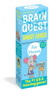 Enlarge image Cover: Brain Quest for Threes Smart Cards Revised 5th Edition - Workman Publishing