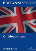 Cover: On Modernism - Peter Lang Verlag