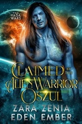 Cover: Claimed By The Alien Warrior Oszul (The Vada Wars, #1) - The Vada Wars