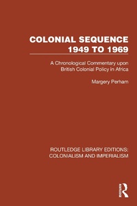 Bild: Colonial Sequence 1949 to 1969 - Routledge