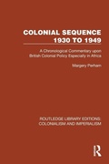 Cover: Colonial Sequence 1930 to 1949 - Routledge