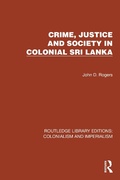 Bild: Crime, Justice and Society in Colonial Sri Lanka - Routledge
