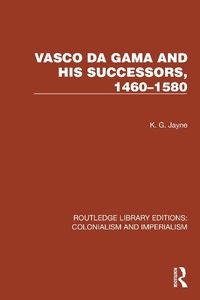Bild: Vasco da Gama and his Successors, 1460-1580 - Routledge