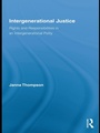 Cover: Intergenerational Justice - Routledge